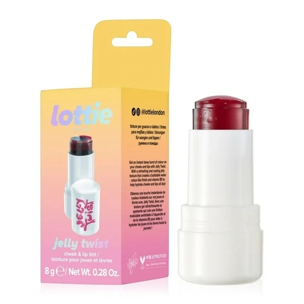 Lottie London Jelly “Berry Burst” Twist Lip & Cheek Stain NEW IN BOX